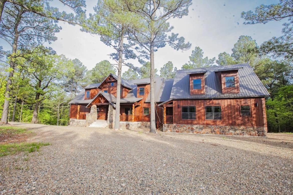 Stone Mountain Lodge 5000Sqft 6 Bed Game Room Pool Table Hot Tub Broken Bow Exterior foto