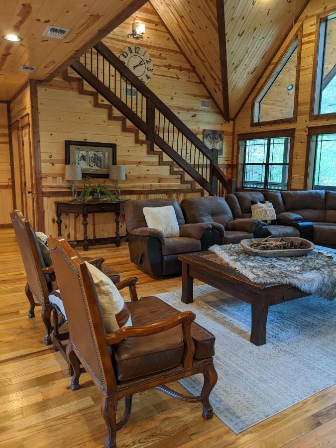 Stone Mountain Lodge 5000Sqft 6 Bed Game Room Pool Table Hot Tub Broken Bow Exterior foto